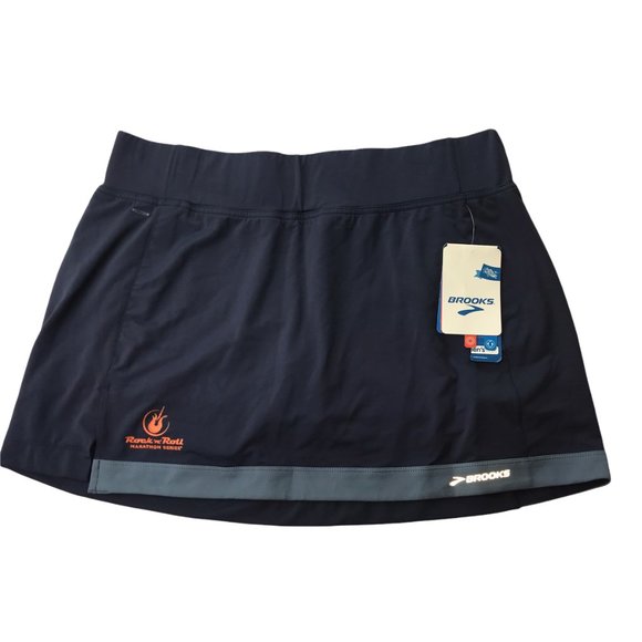 New NWT Brooks Running Skirt Rock n Roll Marathon Women's XL VERSATILE SKORT - Picture 7 of 10